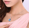 Crystal Drop Pendant Necklace - SexyBling